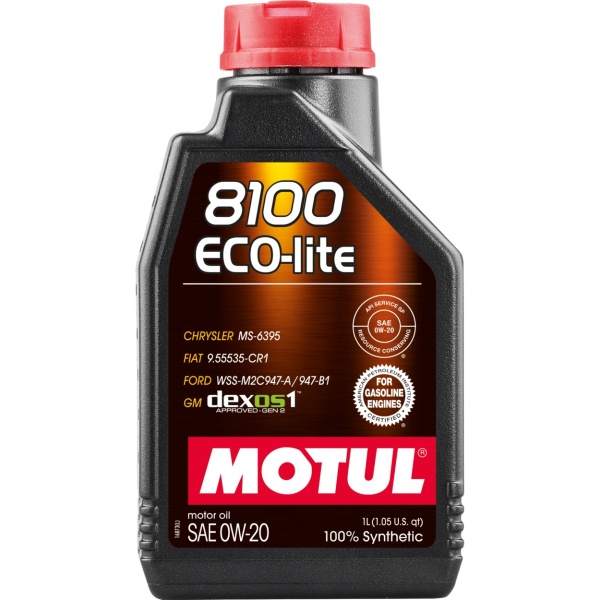 Ulei Motor Motul 8100 Eco-Lite 0W-20 1L 108534